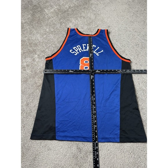 Vintage Mens Jersey NBA Champion New York Knicks #8 Latrell Sprewell, Size XL 48 - Picture 8 of 9
